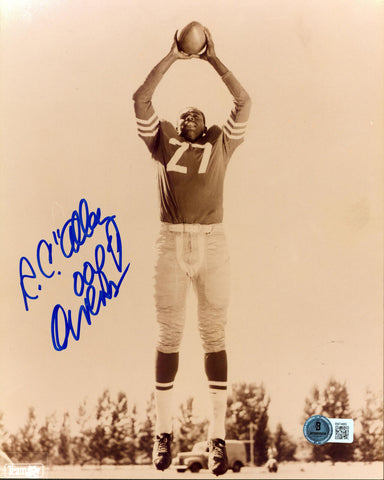 49ers R.C. Owens "Alley Oop" Authentic Signed 8x10 Photo Autographed BAS