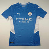 Autographed/Signed Phil Foden Manchester City Blue Soccer Jersey Beckett BAS COA