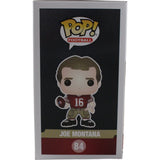 Joe Montana Signed San Francisco 49ers Funko Pop! #84 w/Hard Protector FAN 44413