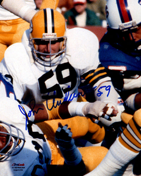 Packers Linebacker JOHN ANDERSON Signed 8x10 Photo #1 AUTO - GBP HOF
