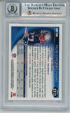 Rob Gronkowski Autographed '10 Topps Chrome #C112 10auto Card Slab Beckett 57084