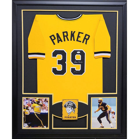 Dave Parker Autographed Signed Framed Pittsburgh Pirates Jersey JSA