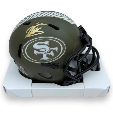 49ers Patrick Willis Autographed Signed STS Speed Mini Helmet - Beckett