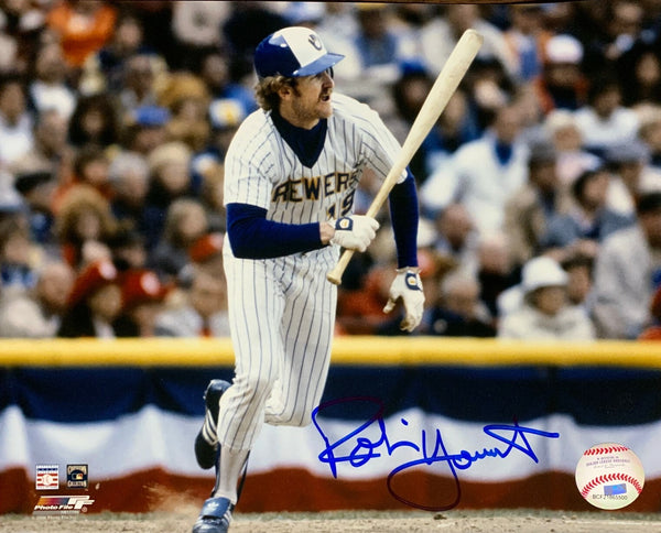 Brewers ROBIN YOUNT Signed 8x10 AUTO Photo #15 AUTO ~ HOF '99 ~ MVP '82 & '89