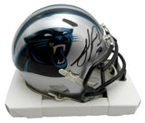 Julius Peppers Autographed/Signed Carolina Panthers Mini Helmet Beckett 200067