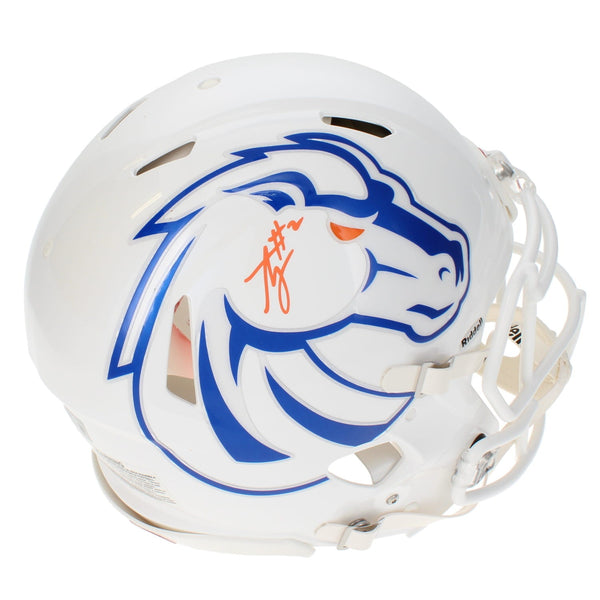 Ashton Jeanty Autographed Boise State Broncos Speed Authentic Helmet Beckett
