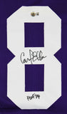 Carl Eller "HOF 2004" Authentic Signed Purple Pro Style Jersey BAS Witnessed
