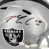 Maxx Crosby Las Vegas Raiders Autographed Riddell Speed Replica Helmet