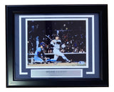Reggie Jackson Signed Framed 8x10 New York Yankees Swing Photo BAS