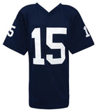 Drew Allar Signed Navy Custom College Football Jersey w/We Are... (SCHWARTZ COA)