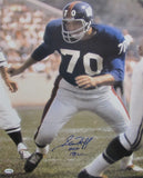 Sam Huff HOF Signed/Autographed 16x20 Photo Giants JSA 213445