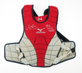 Evan Gattis Signed MLB Atlanta Braves 2013 Game Used Mizuno Catchers Gear Set