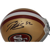 Patrick Willis Signed San Francisco 49ers VSR4 Mini Helmet Beckett 46060
