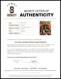 Joe Frazier & Ruben Olivares Autographed International Boxing Magazine Beckett