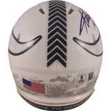 Adrian Peterson Autographed Minnesota Vikings 24 STS Mini Helmet Beckett 49258