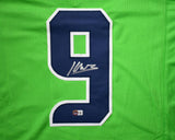 Kenneth Walker III Autographed Green Pro Style Jersey-Beckett W Hologram *Silver