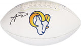 Aaron Donald Los Angeles Rams Autographed Rawlings White Panel Football