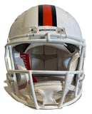 John Elway Autographed/3X Inscribed Pro Snowcapped Broncos Helmet BAS COA