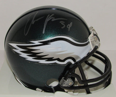 Eldra Buckley Eagles Signed/Autographed Mini Helmet 139669