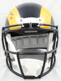 Torry Holt Autographed Rams F/S 81-99 Speed Replica Helmet - Beckett W Holo