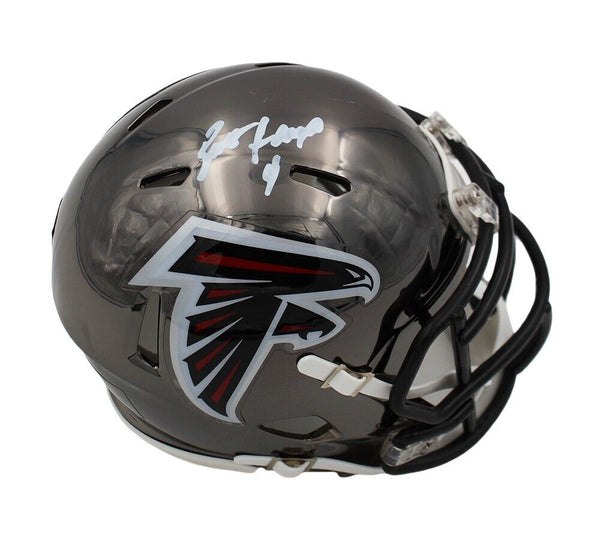 Brett Favre Signed Atlanta Falcons Speed Chrome NFL Mini Helmet