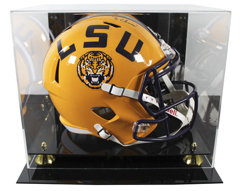 LSU Ja'Marr Chase Signed Full Size Speed Rep Helmet W/ Case BAS Witnessed