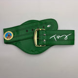 Autographed/Signed Tyson Fury WBC Green Boxing Replica Title Belt JSA COA