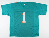Tua Tagovailoa Signed Miami Dolphins Jersey (Beckett) #5 Overall Pick 2020 Draft