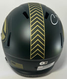 Packers CLAY MATTHEWS Signed Full Size 2025 SALUTE Replica Spd Helmet AUTO - BAS