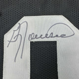 Autographed/Signed Greg Townsend Oakland Black Football Jersey JSA COA