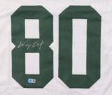 Wayne Chrebet Signed New York Jets Jersey (Beckett) Ex Hofstra Wide Receiver