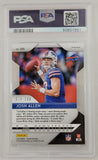 Josh Allen 2018 Panini Light Blue Die-Cut Prizm ROOKIE RC #205 PSA 9 Mint