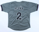 Luisangel Acuna Signed New York Mets City Connect Jersey (JSA) N.Y. Infielder
