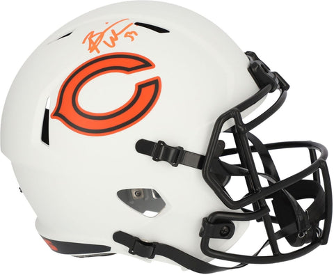 Brian Urlacher Chicago Bears Signed Lunar Eclipse Alternate Replica Helmet