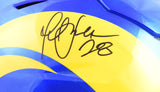 Marshall Faulk Autographed Rams F/S Speed Flex Helmet - Beckett W Hologram