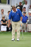 John Daly Signed Team Daly Logo Pin Flag (Beckett) 1991 PGA Championship Winner