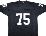 Howie Long Autographed Black Pro Style Jersey w/ HOF - Beckett W Hologram *Black