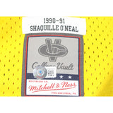 Shaquille O'neal Autographed/Signed LSU Tigers M&N Jersey Beckett 43091
