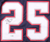 Marcus Jones Signed New England Patriots Jersey (Beckett) 2022 Draft Pick / DB