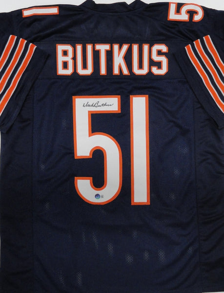 Bears Hall of Famer DICK BUTKUS Signed Custom Replica Chicago Jersey AUTO - BAS