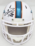 Zach Thomas Signed Miami Dolphins White Speed Mini Helmet "HOF 2023" Beckett Wit
