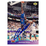 Dominique Wilkins Autographed 1993 Upper Deck #433 Trading Card Beckett 54178