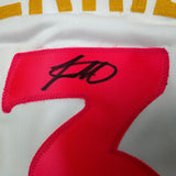 Autographed/Signed Jackson Merrill San Diego White CC Jersey Beckett COA
