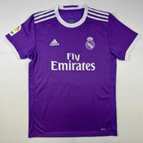 Autographed/Signed Karim Benzema Real Madrid 2016-17 Purple Jersey Beckett COA