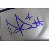 Dak Prescott Autographed Dallas Cowboys Authentic Helmet Beckett Witness 50848