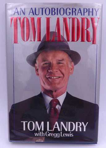 Tom Landry Autographed Signed Book Dallas Cowboys Beckett BAS QR #BP55369