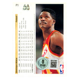 Dominique Wilkins Autographed 1993 Upper Deck #P1 Trading Card Beckett 54165