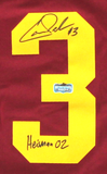 Carson Palmer Autographed/Signed NCAA USC Trojans Maroon Nike Jersey - Heisman