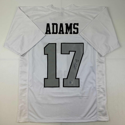 Autographed/Signed Davante Adams Las Vegas Oakland Color Rush Jersey Beckett COA