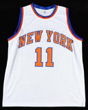 Derek Harper Signed New York Knicks Jersey (JSA COA) #11 Overall Pck 1983 Draft